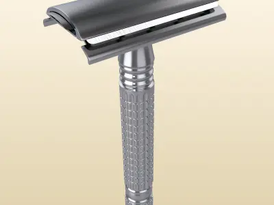 Razor Shaving Tool for Wet Shaving 3D model