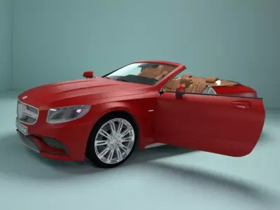 Mercedes Benz S-Class Cabriolet Free 3D model