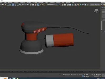 Orbital Sander Low-poly 3D model