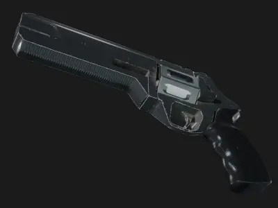 Sheriff gun Free 3D model