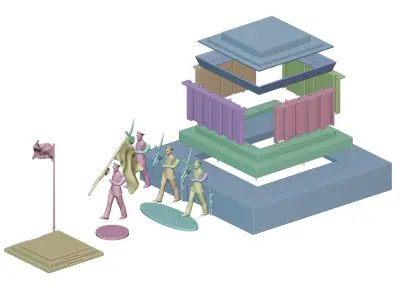 Ho Chi Minh Mausoleum 3D print model