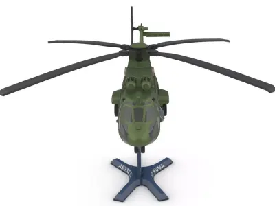AS332 SUPER PUMA 3D print model