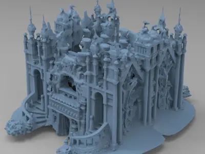 Ancient Culture Ruins 1  3D model