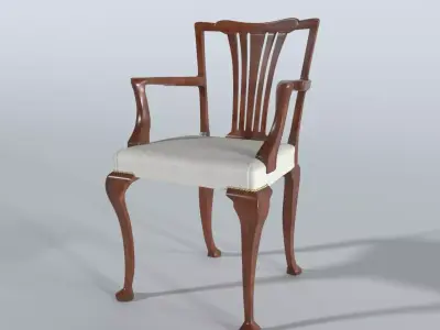 Armchair chair 3D model purchase