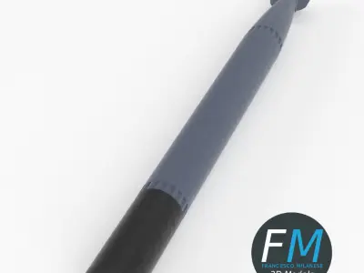 Torpedo weapon 3D model