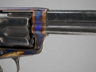 Colt Single Action Army - Peacemaker Low-poly 3D model purchase