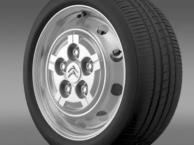 Citroen Jumper Van wheel 3D model