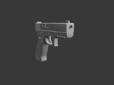Glock 19x - Game Ready 3D Model  3D model