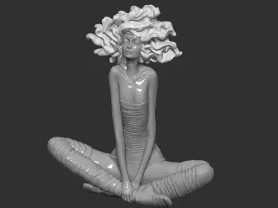 VELRIA HADIDA STATUE 3D print model