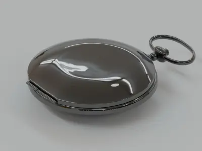 3D Realistic Pocket Watch 3D model