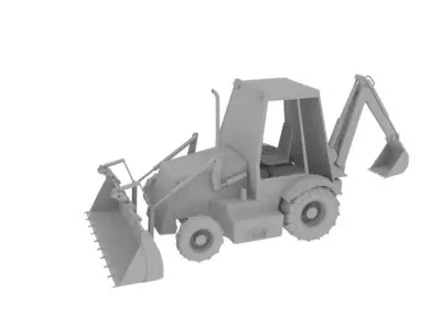 Excavator Rig Free 3D model