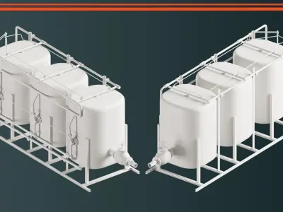 Industrial Tanks VOL-01 3D model