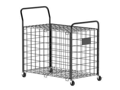Handball Portable Ball Cage Trolley 3D model