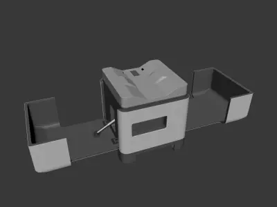 Autonomous Drone Dock Station 3D Model 3D model