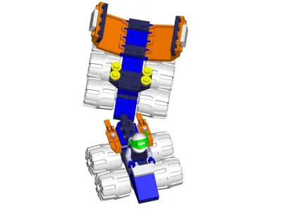 Launcher rover 3D model