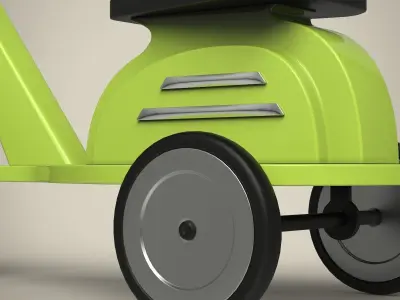 Toy Scooter 3D model purchase