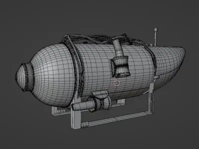 TITAN TOURING SUBMARIN   OCEAN GATE 3D model