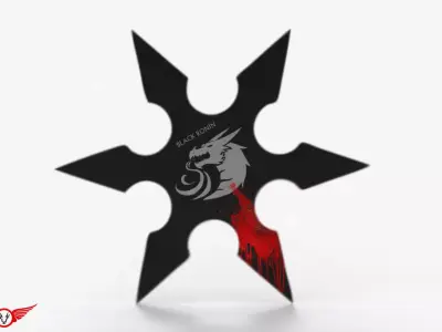 Fionix taiwanese dragon sword Free 3D model
