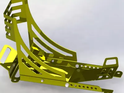 motorcycle stabilization stand 3D model
