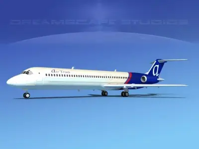 Douglas DC-9-50 Air Tran 3D model