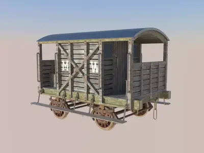 Brake Van 3D model purchase