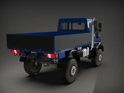 MERCEDES BENZ-UNIMOG 3D model 3D model