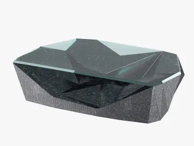 Holly Hunt SEISMIC COCKTAIL TABLE 3D model