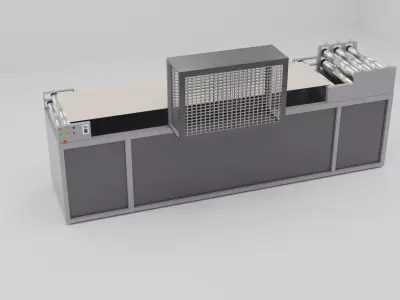 Rubber Cooling Machine 3D model