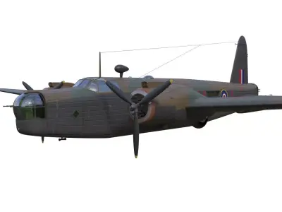 vickers wellington mk X 3D model
