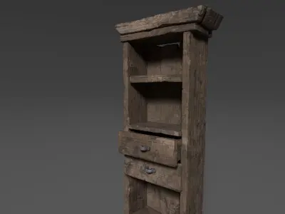 Old Shelf 3D model