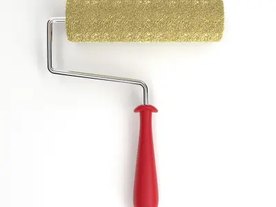 Paint Roller Brush 3D model purchase
