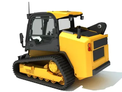 Mini Skid Steer Loader 3D model