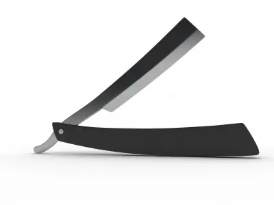 Straight Razor  3D model