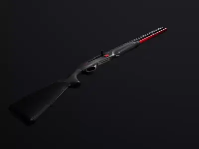 Benelli M2 SP  Low-poly 3D model