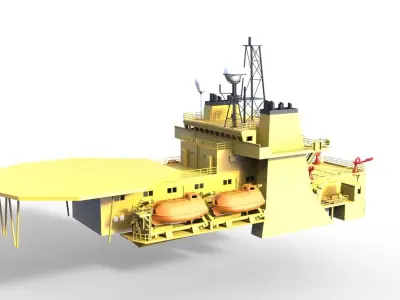 Deck construction Seaway Condor   ------     Seabex one 3D print model