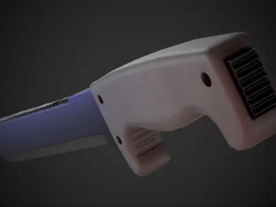 Machete Low-Poly knife Free low-poly 3D model