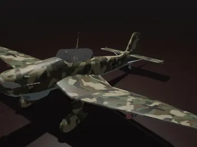 germany ww2 airfighter 3D model