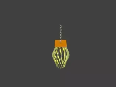 Lamp 3d fishing lure hanging Free 3D model