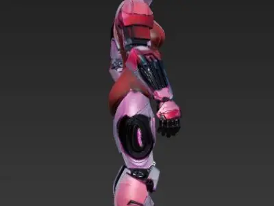 Cyber Girl 2144 Your Futuristic Heroine Awaits 3D model