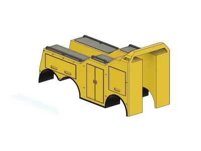 ABSCHLEPPER AUFBAU LKW TRUCK RC 3D print model