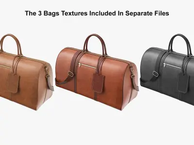 Vintage Luggage Collection 3D model