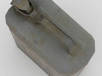 Jerry Can Low Poly Low-poly 3D model