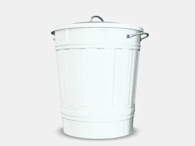 KNODD Bin with lid 2 Low-poly 3D model purchase