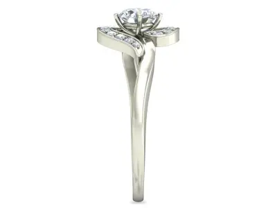 Wedding Ring  3D print model 97