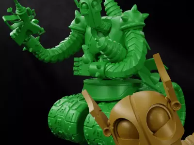 ARMY ROBOT 3D print model purchase