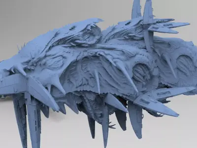 Zombie Genma Zeppelin 1  3D model