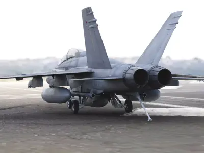 McDonnell Douglas FA-18D Hornet Tandem Seat 3D model