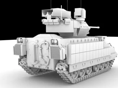 Tank military  3D model