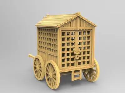 Prison Wagon 3D print model