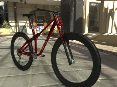 Mountain Bike Low-poly 3D model buy